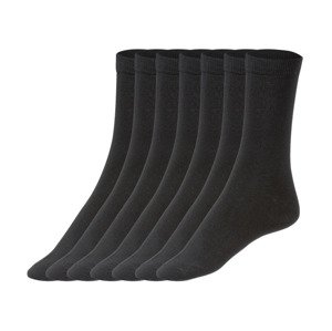 esmara® Dámské ponožky, 7 párů (35/38, černá)