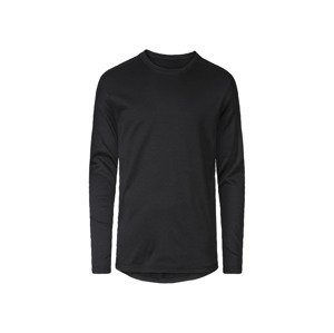 LIVERGY® Pánské funkční spodní termo triko s dlouhými rukávy (M (48/50), černá)