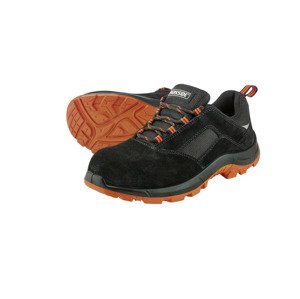 PARKSIDE® Pánská kožená bezpečnostní obuv S1 (41, černá/oranžová)