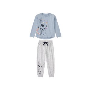 Dívčí pyžamo (98/104, modrá / šedá Ledové království)