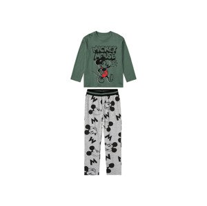 Chlapecké pyžamo (98/104, zelená / šedá Mickey)