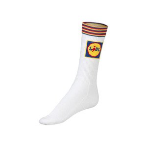 Dámské / Pánské sportovní ponožky LIDL (35/38, červená/modrá/žlutá)