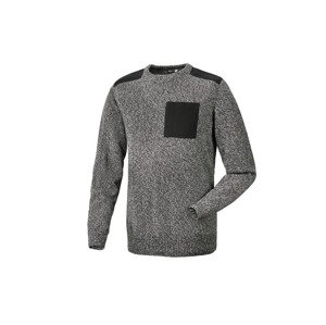PARKSIDE® Pánský úpletový svetr (M (48/50), šedá/černá)