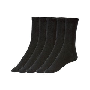 esmara® Dámské ponožky, 5 párů  (35/38, černá)