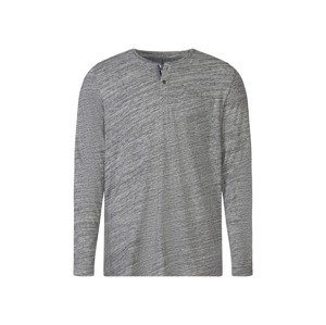 LIVERGY® Pánské triko s dlouhými rukávy (XL (56/58), šedá)