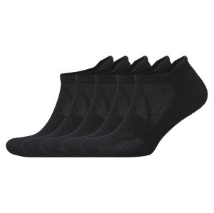 CRIVIT Pánské nízké ponožky s BIO bavlnou, 5 pá (45/46, černá)