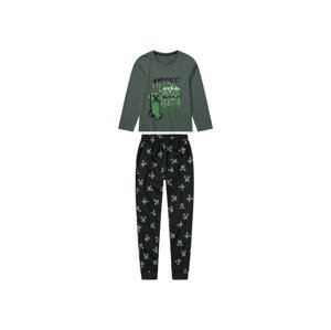 Minecraft Chlapecké pyžamo (122/128, zelená/pruhovaná)