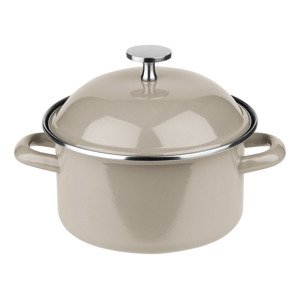 Ernesto® Smaltovaný hrnec, Ø 16cm, 1,5l / Hrnec s rukojetí, Ø 16cm, 1,3l / Hrnec na mléko, Ø 15cm, 1,6l (hrnec 16 cm)