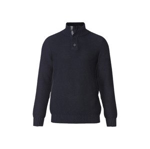 LIVERGY® Pánský pletený svetr (M (48/50), navy modrá)