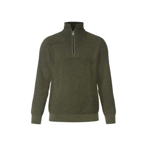 LIVERGY® Pánský pletený svetr (S (44/46), olivová)