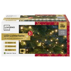 LIVARNO home Světelný LED řetěz (teplá bílá)