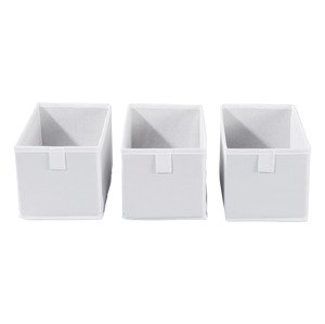 LIVARNO home Sada úložných boxů (3 kusy, bílá)