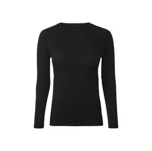 esmara® Dámské spodní termo triko s dlouhými rukávy (S (36/38), černá)