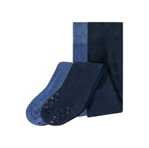 lupilu® Chlapecké punčochové kalhoty na lezení s (74/80, navy modrá / modrá)