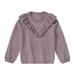 lupilu® Dívčí pletený svetr (122/128, růžovo-fialová)