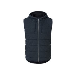 LIVERGY® Pánská prošívaná vesta (M (48/50), navy modrá)