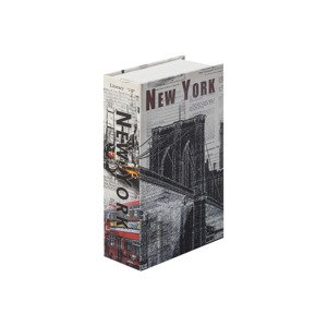 Bezpečnostní schránka (schránka ve tvaru knihy New York)