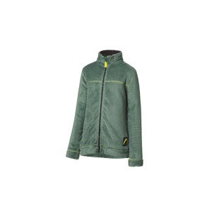 CRIVIT Dětská fleecová bunda (134/140, zelená/pruhovaná)