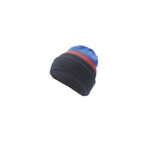 CRIVIT Sportovní pletená čepice (modrá / oranžová / námořnická modrá)