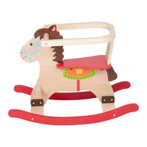 Playtive Dřevěné odrážedlo / Houpací kůň / Chodítko (houpací koník)