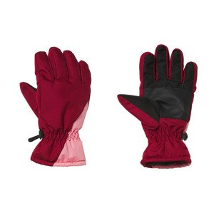 CRIVIT Dětské lyžařské rukavice (5 (8-10 let), červená/růžová)