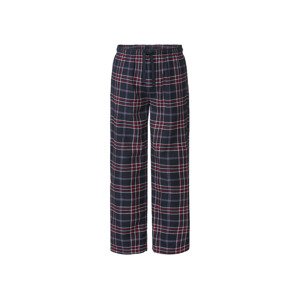 LIVERGY® Pánské pyžamové kalhoty (XL (56/58), námořnická modrá / červená )