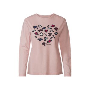 esmara® Dámské triko na spaní (XS (32/34), světle růžová)