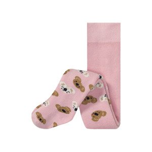 lupilu® Dívčí termo punčochové kalhoty s BIO bavlnou (74/80, světle růžová)