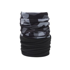 CRIVIT Dámský / Pánský multifunkční šátek (černá/šedá)