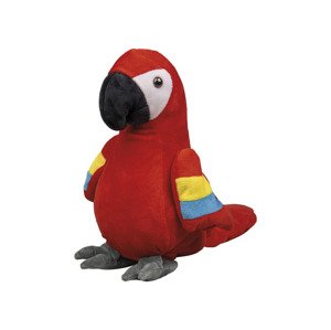 Playtive Plyšová hračka se zvukem (breptající papoušek)