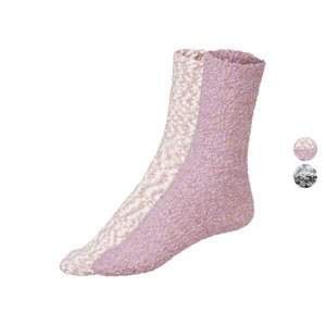 esmara® Domácí hřejivé ponožky, 2 páry