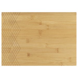 ERNESTO® Kuchyňské bambusové prkénko (geometrický vzor)
