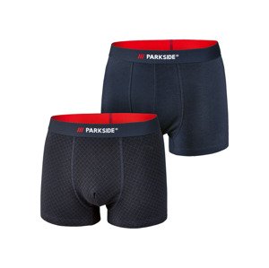 PARKSIDE® Pánské boxerky, 2 kusy (4/S, navy modrá)