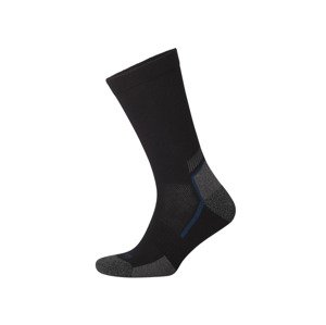 CRIVIT Pánské běžecké ponožky s BIO bavlnou (39/40, černá)