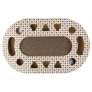 zoofari® Škrabací deska / koberec pro kočky (škrabací deska oválná)