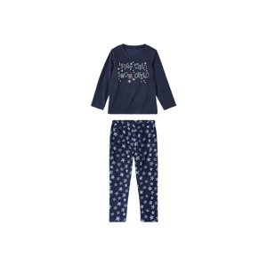 lupilu® Dívčí pyžamo (98/104, námořnická modrá)