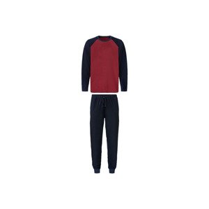 LIVERGY® Pánské pyžamo (XL (56/58), navy modrá / červená)