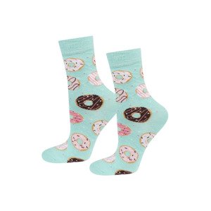 Soxo Dámské / Pánské ponožky, 2 páry (41/46, donut)