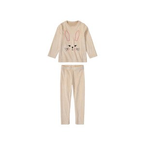 lupilu® Dívčí plyšové pyžamo (98/104, šedá)