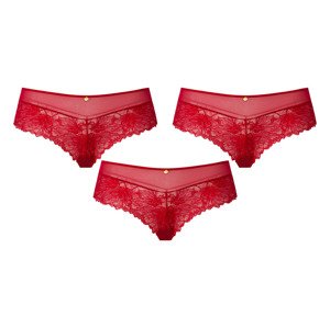 esmara® Dámské krajkové kalhotky, 2 kusy (female, XS (32/34), červená)