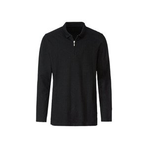 LIVERGY® Pánské polotriko (L (52/54), černá)