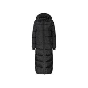 esmara® Dámský prošívaný maxi kabát (XS (32/34), černá)