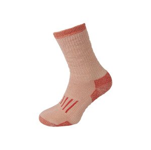 TXL Comfort Protiskluzové ponožky ze střižní vlny (36-38, světle růžová)