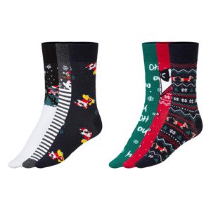 LIVERGY® Pánské vánoční ponožky, 3 páry