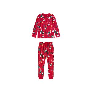lupilu® Dívčí vánoční pyžamo (98/104, červená)