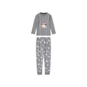 lupilu® Chlapecké vánoční pyžamo (110/116, šedá )