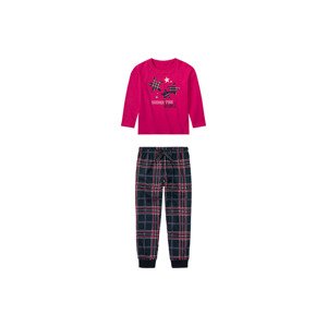 lupilu® Dívčí pyžamo (98/104, pink / navy modrá)