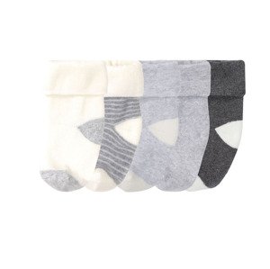 lupilu® Chlapecké plyšové ponožky BIO, 5 párů (baby/infant#male)