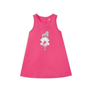 lupilu® Dívčí šaty (child#female#ne, 86/92, růžová)