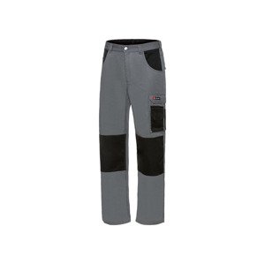 PARKSIDE® Pánské pracovní kalhoty (adult#male, 52, šedá/černá)